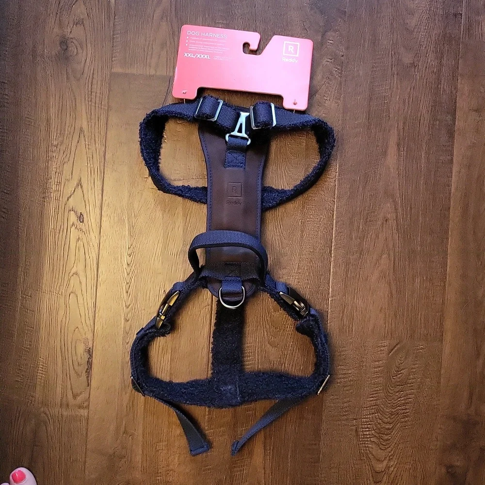 New Reddy Navy Fleece Dog Harness Size XXL/XXXL